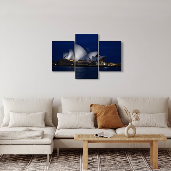 Sydney éjszakai kép (90x60 cm)