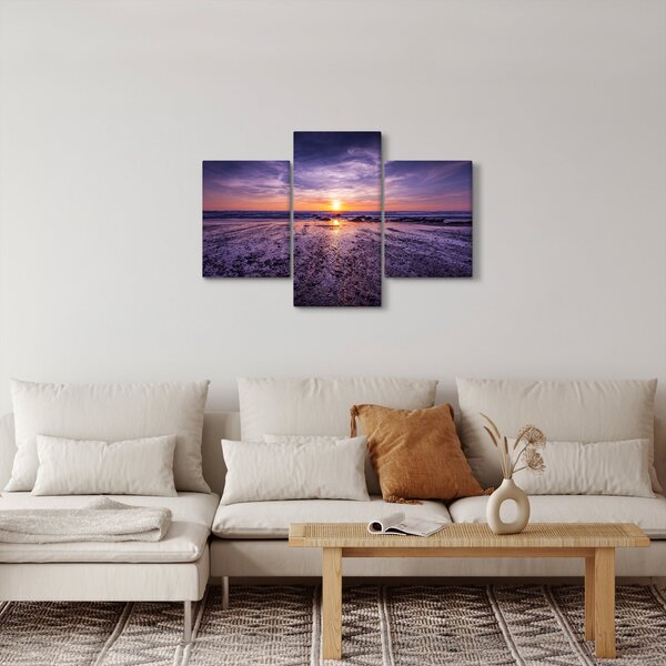 Tengerparti kép - naplemente (90x60 cm)