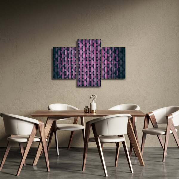Lila textúrás kép (90x60 cm)