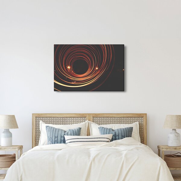Absztrakt vonalak képe (90x60 cm)
