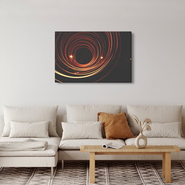 Absztrakt vonalak képe (90x60 cm)