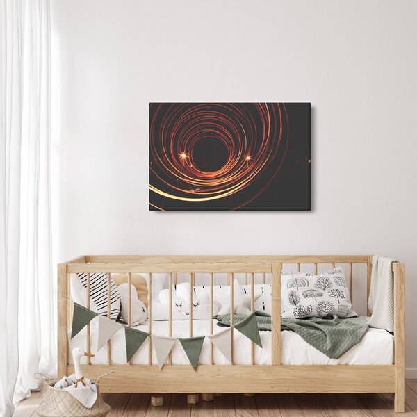 Absztrakt vonalak képe (90x60 cm)