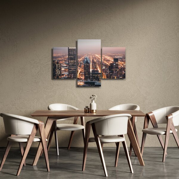 Fényes metropolisz képe (90x60 cm)