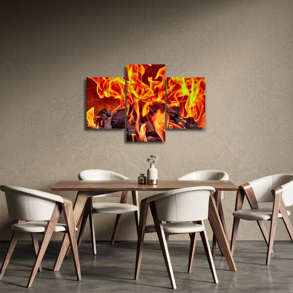 Az égő szén képe (90x60 cm)