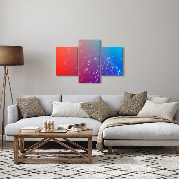 Modern absztrakt kép (90x60 cm)