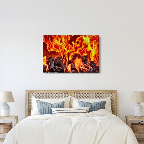 Az égő szén képe (90x60 cm)