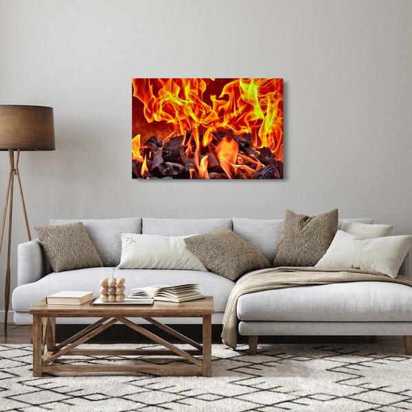 Az égő szén képe (90x60 cm)