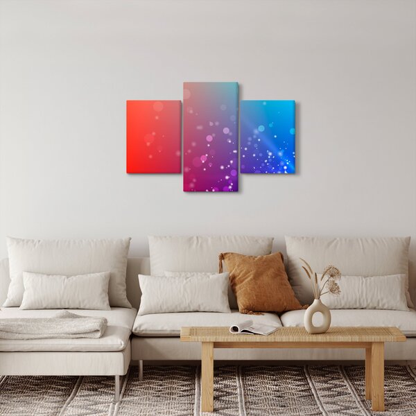 Modern absztrakt kép (90x60 cm)
