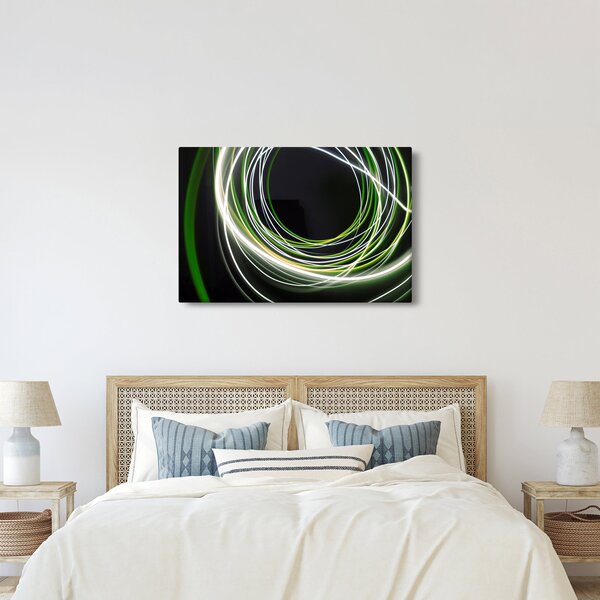 Kép zöld vonalak (90x60 cm)