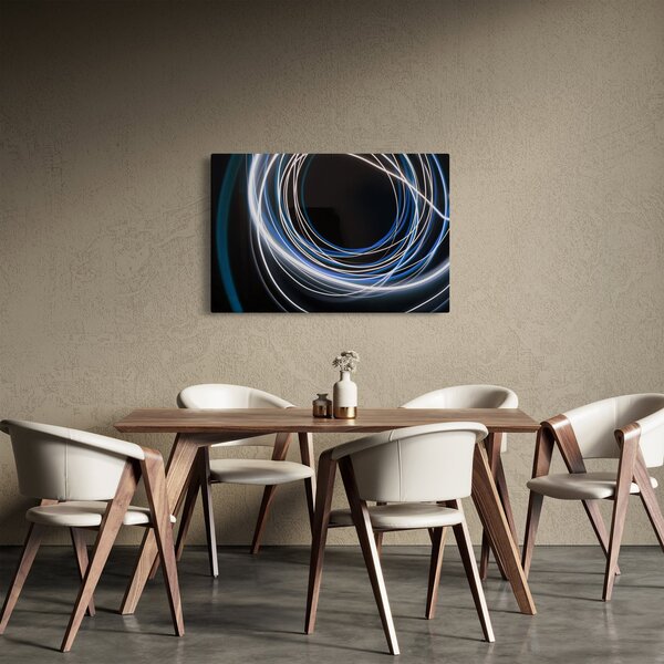 Kék vonalak képe (90x60 cm)