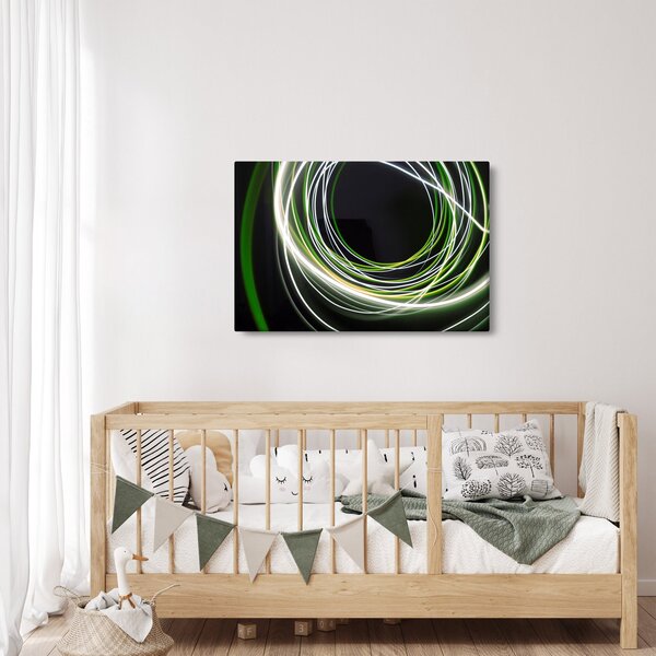 Kép zöld vonalak (90x60 cm)