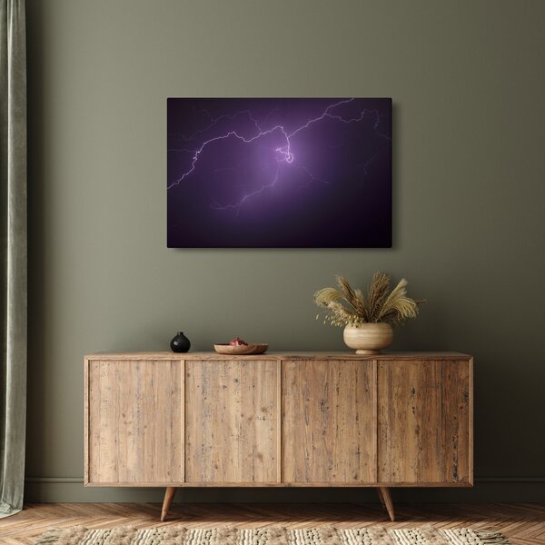 Villámzó égbolt képe (90x60 cm)