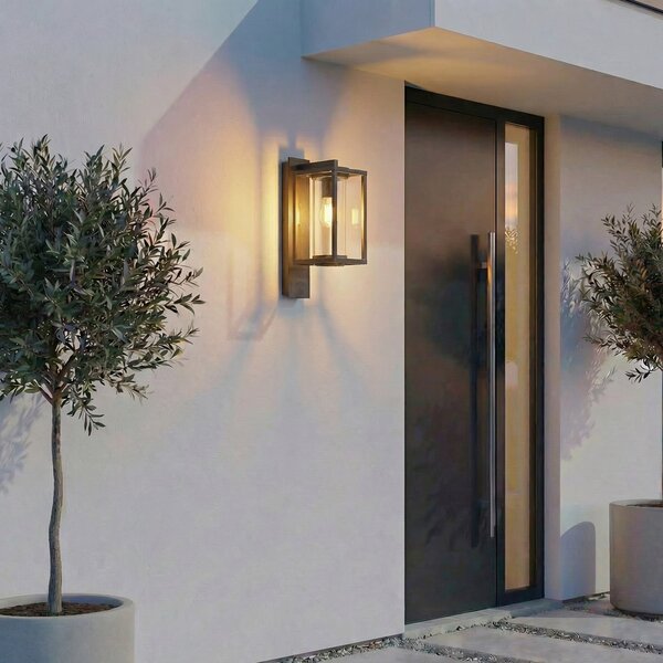Kültéri Lámpa Lucande, Ferda, dimmable, Fekete, Terasz, Alumínium, Modern