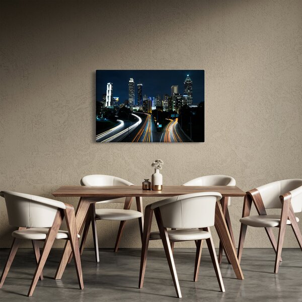 Éjszakai metropolisz képe (90x60 cm)