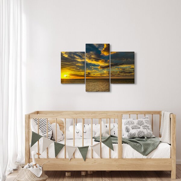 Naplemente a tengeren (90x60 cm)