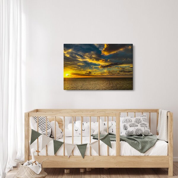 Naplemente a tengeren (90x60 cm)