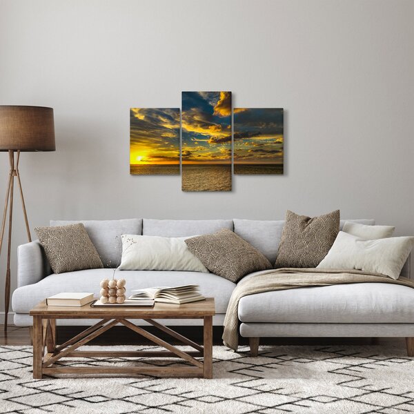 Naplemente a tengeren (90x60 cm)
