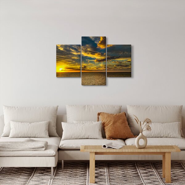 Naplemente a tengeren (90x60 cm)