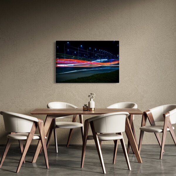 Éjszakai város képe (90x60 cm)