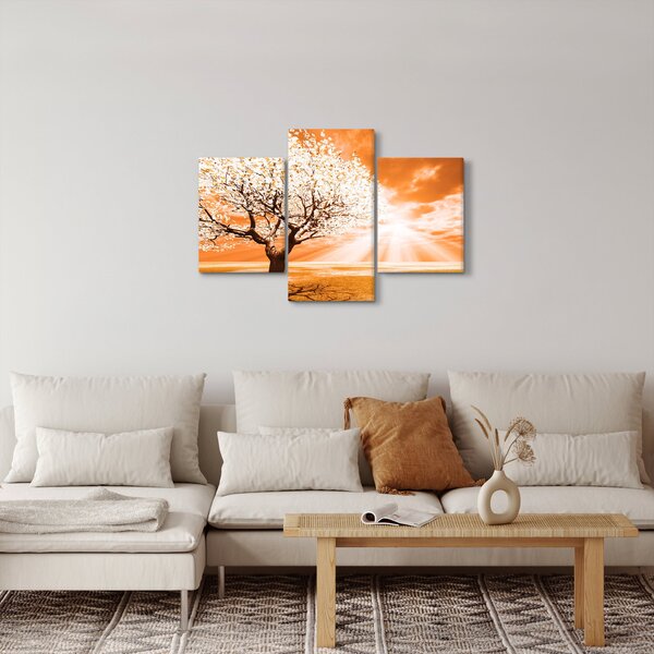 Narancssárga fa képe (90x60 cm)