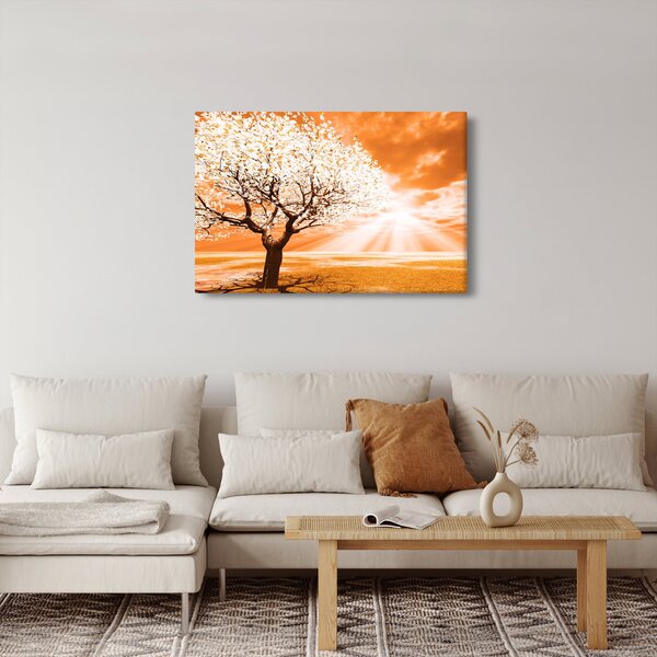 Narancssárga fa képe (90x60 cm)