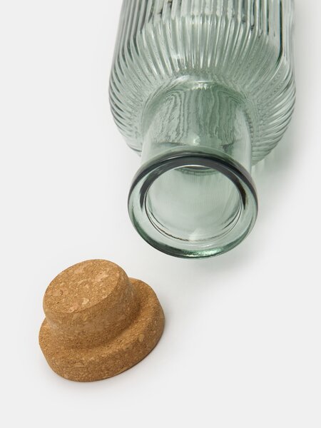 Sinsay - Bordázott kancsó parafa dugóval - zöld