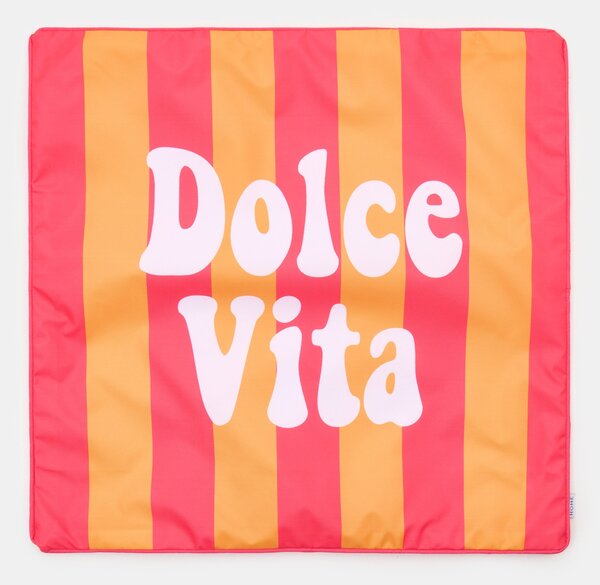 Sinsay - Párnahuzat „Dolce Vita” felirattal - többszínű