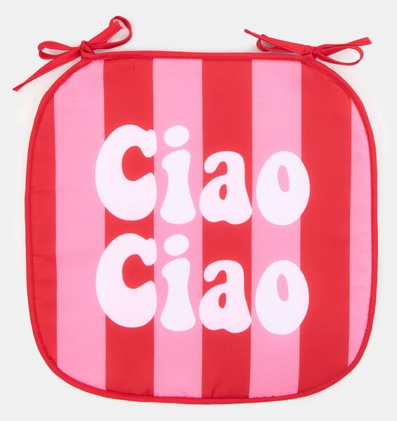 Sinsay - Székpárna „Ciao Ciao” felirattal - rózsaszín