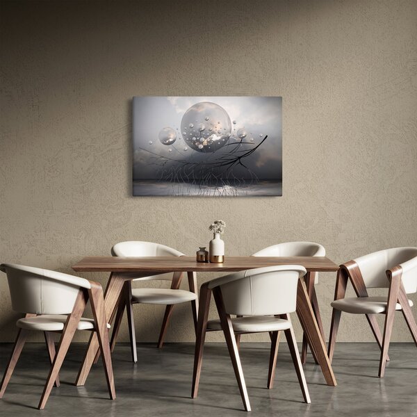 Absztrakt gömbök képe (90x60 cm)