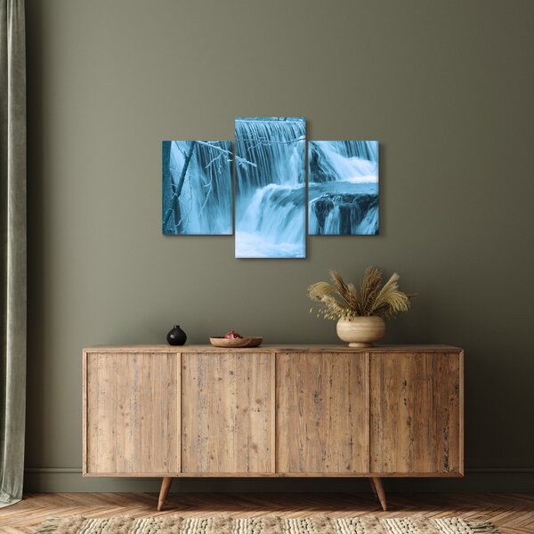Kép - jeges vízesések (90x60 cm)