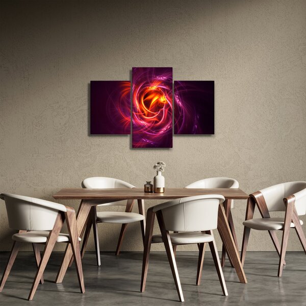 Ragyogó modern absztrakció képe (90x60 cm)
