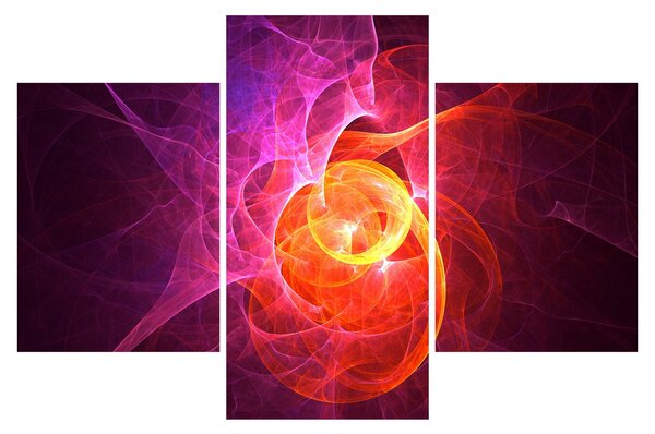 Modern absztrakt kép (90x60 cm)