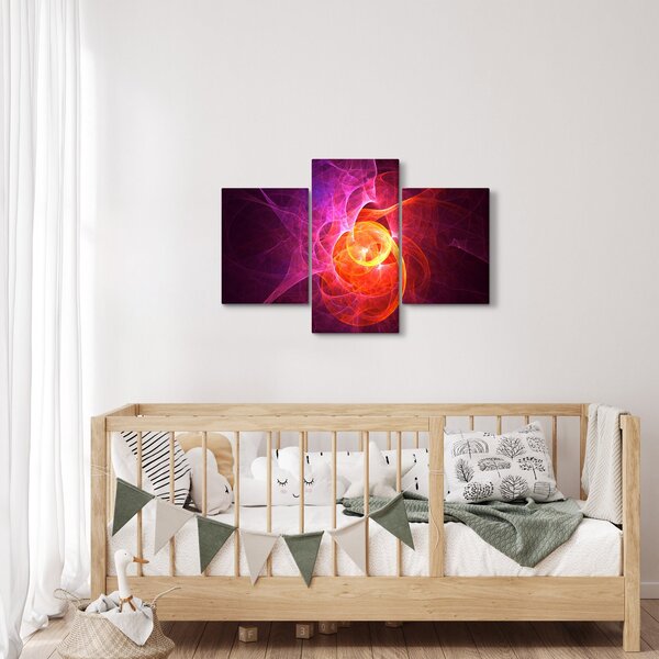 Modern absztrakt kép (90x60 cm)