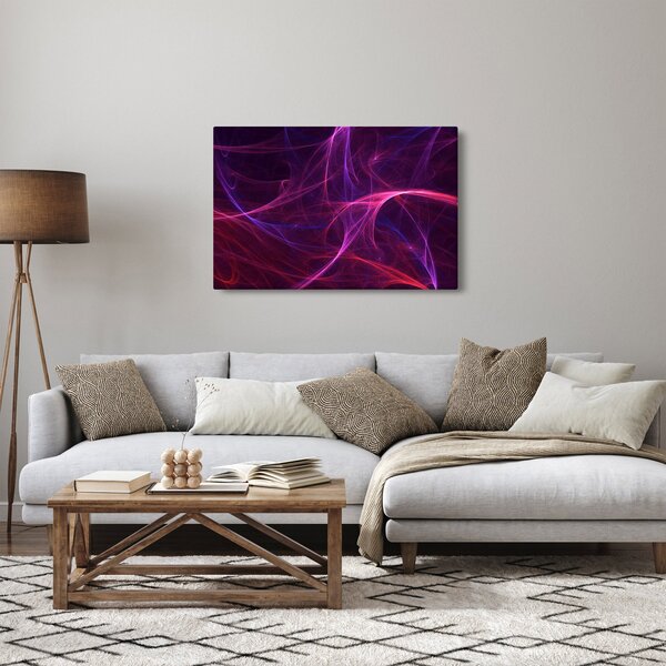 Absztrakt görbék képe (90x60 cm)