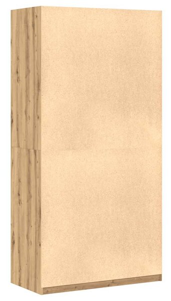 Gardróbszekrény artisan tölgy 100x50x200 cm gépelt fa