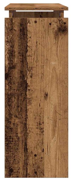 Szürke sonoma szerelt fa tálalóasztal 80 x 30 x 80 cm