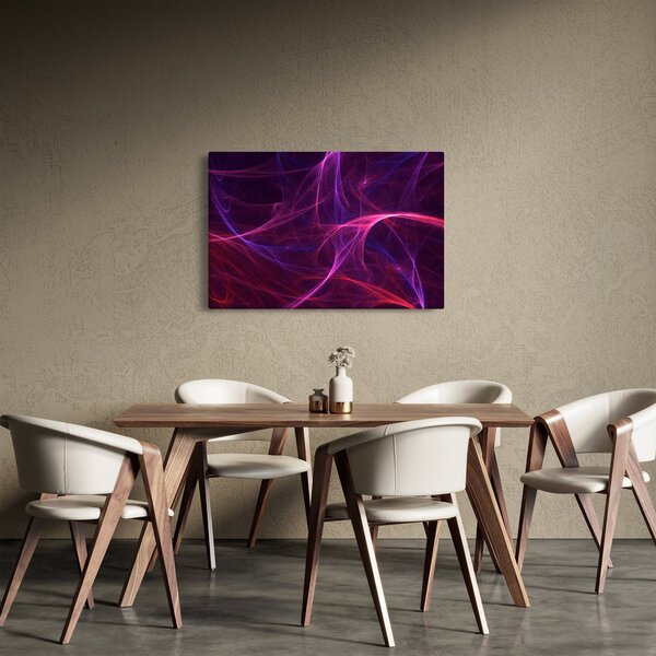 Absztrakt görbék képe (90x60 cm)