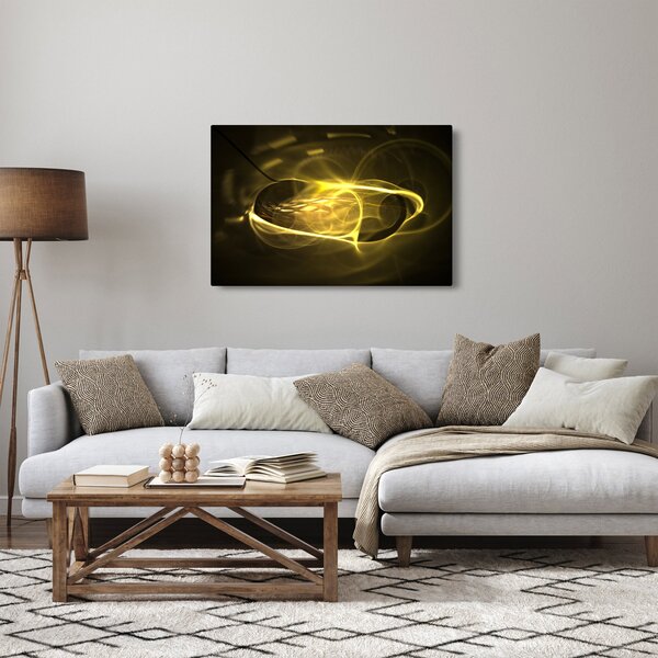 Modern absztrakt kép (90x60 cm)