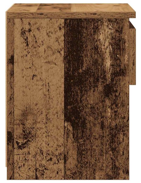 Antik fa szerelt fa éjjeliszekrény 40 x 30 x 39 cm