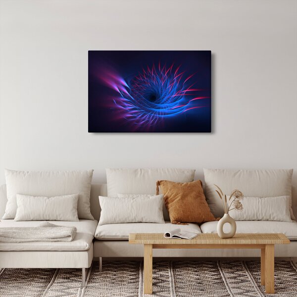 Kép - virág absztrakció (90x60 cm)