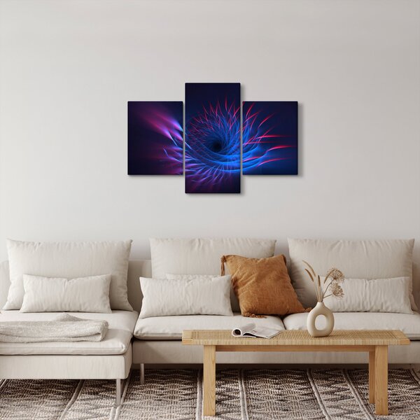 Kép - virág absztrakció (90x60 cm)