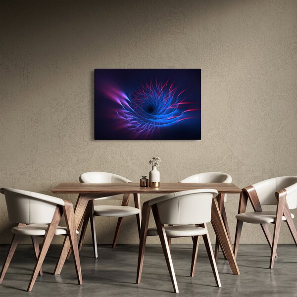 Kép - virág absztrakció (90x60 cm)
