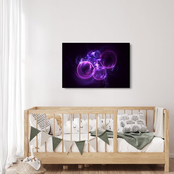Absztrakt kép buborékok (90x60 cm)