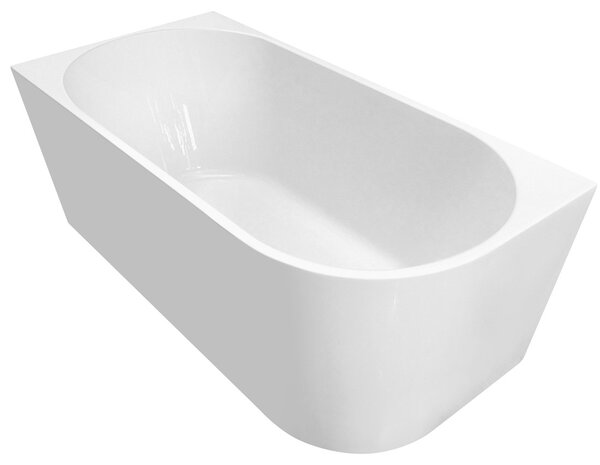 Aqualine Aqualine, TIBERA L sarok állókád 170x80cm, fehér, E1026
