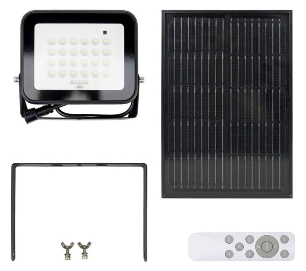 8 db-os PNI GreenHouse WS100 LED reflektor 100W szolár panellal, 10000mAh akkumulátorral, távirányítóval, állítható időzítéssel és fényerővel, 6500 K, IP65