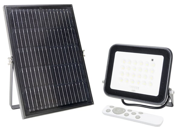 8 db-os PNI GreenHouse WS100 LED reflektor 100W szolár panellal, 10000mAh akkumulátorral, távirányítóval, állítható időzítéssel és fényerővel, 6500 K, IP65