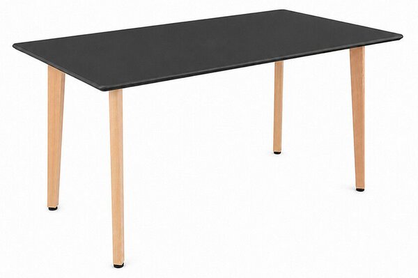 Silla 120 4+1 étkező garnitúra fekete-fehér