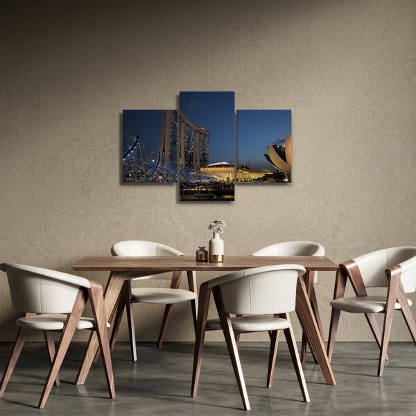 Modern metropolisz képe (90x60 cm)