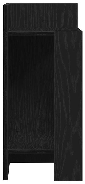 2 db fekete kisasztal polccal 25,5 x 27 x 60 cm