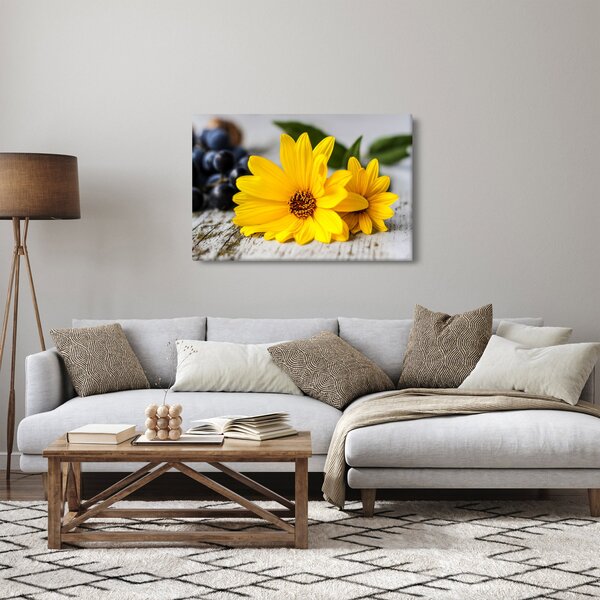 Sárga virágok képe (90x60 cm)
